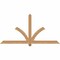 Ekena Millwork Redmond Smooth Timber Gable Bracket, Western Red Cedar, 72"W x 36"H x 3 1/2"D x 3 1/2"F, 12/12 Pitch GBW072X36X0404RED00SWR - alternate 1